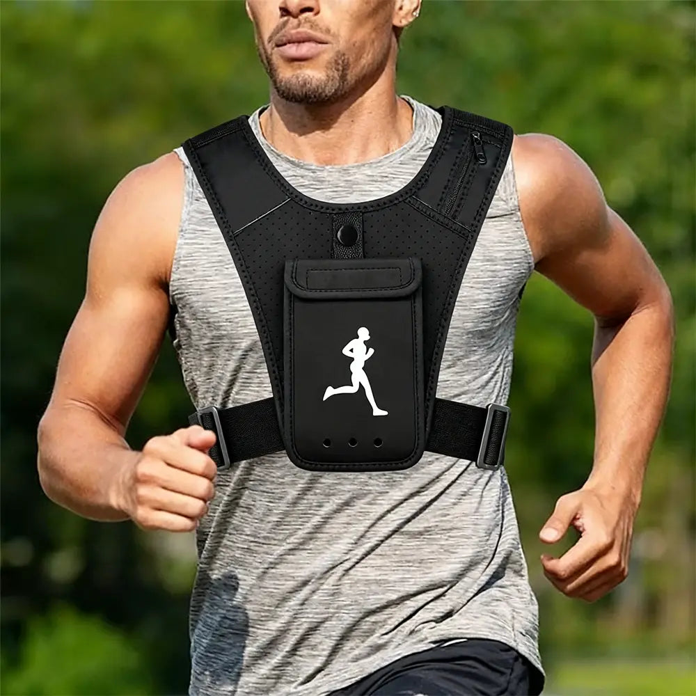 Gilet Support de téléphone pour sports unisex - سترة رياضية لحمل الهاتف لرجال و النساء