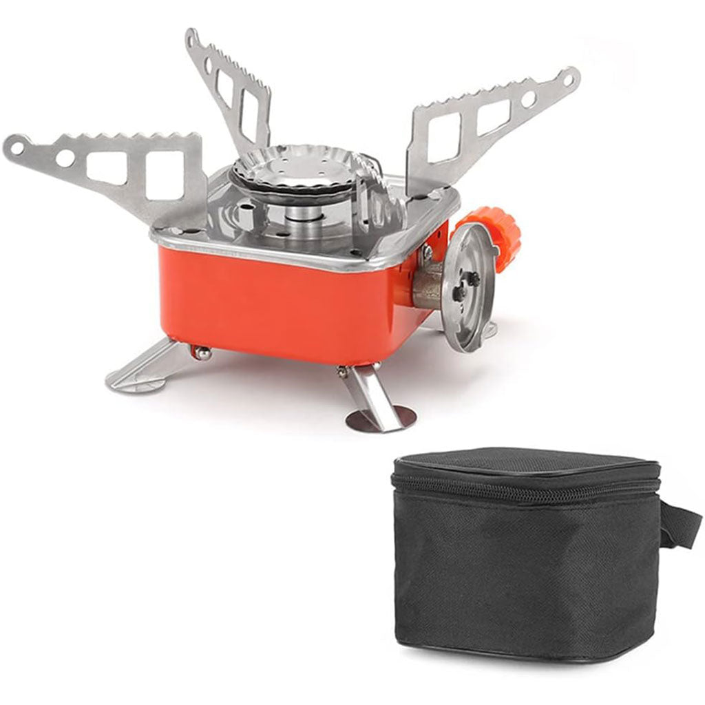 Mini réchaud à gaz pliable en métal pour camping – موقد غاز محمول